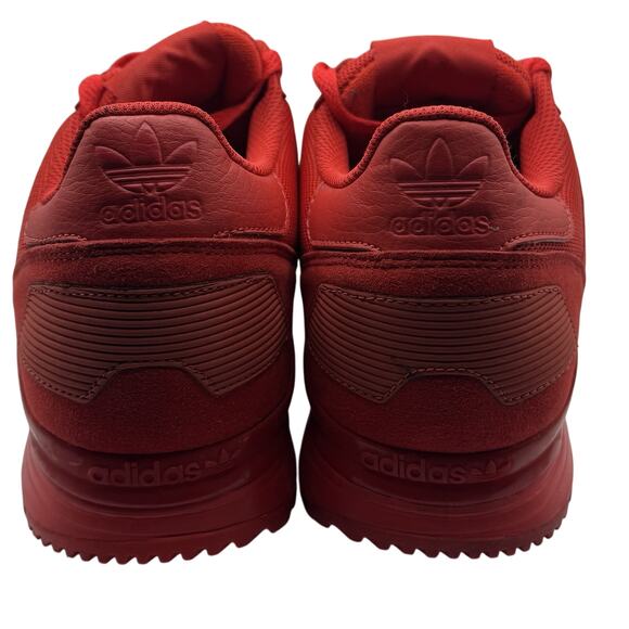 adidas ZX 700 Triple Red S79188 Men’s 10 Retro Mesh Suede Sneakers - Picture 4 of 7